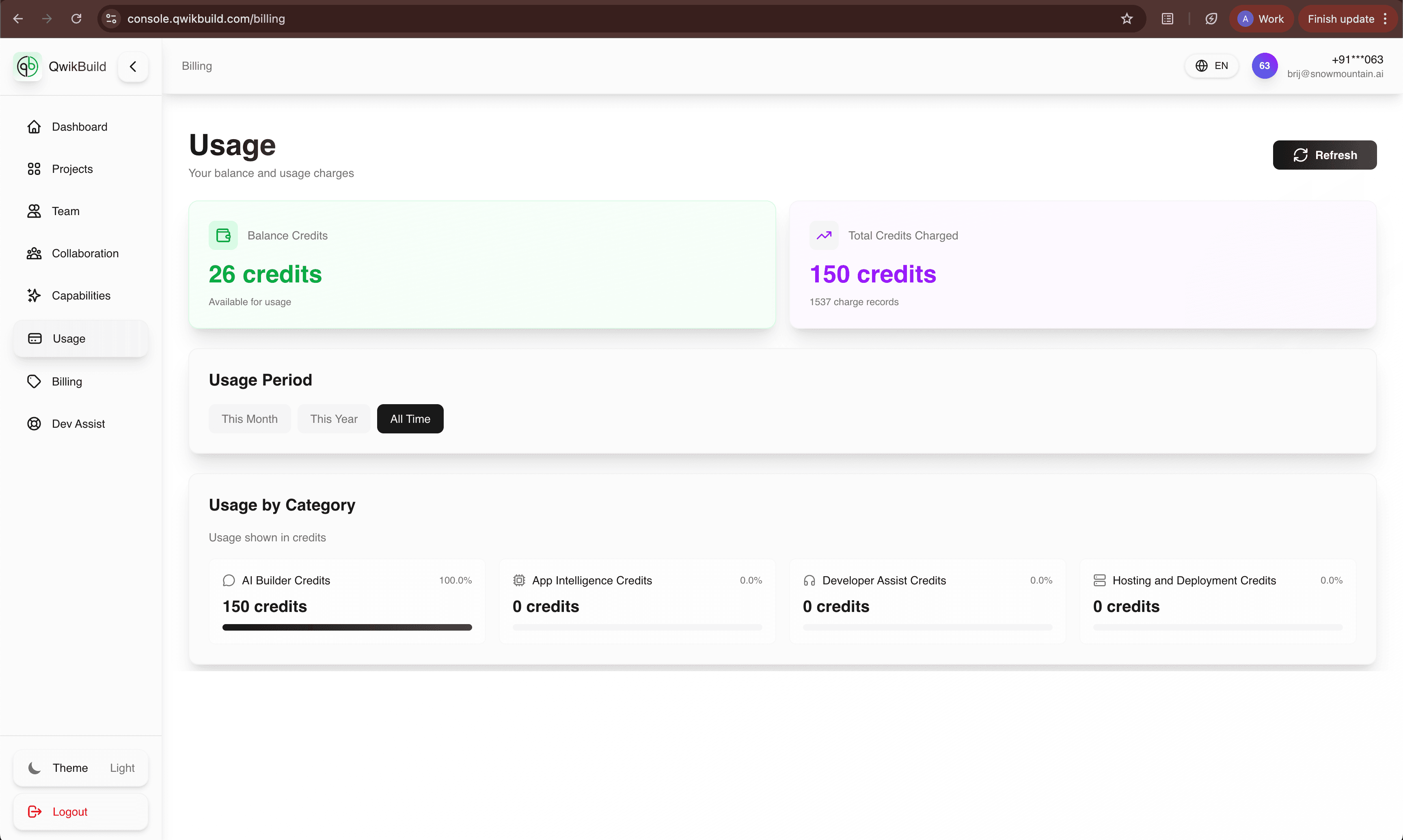 Usage screenshot